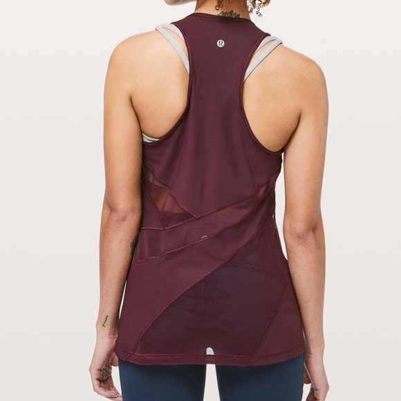 lululemon athletica Tops - Lululemon Mesh In Motion Racerback Tank